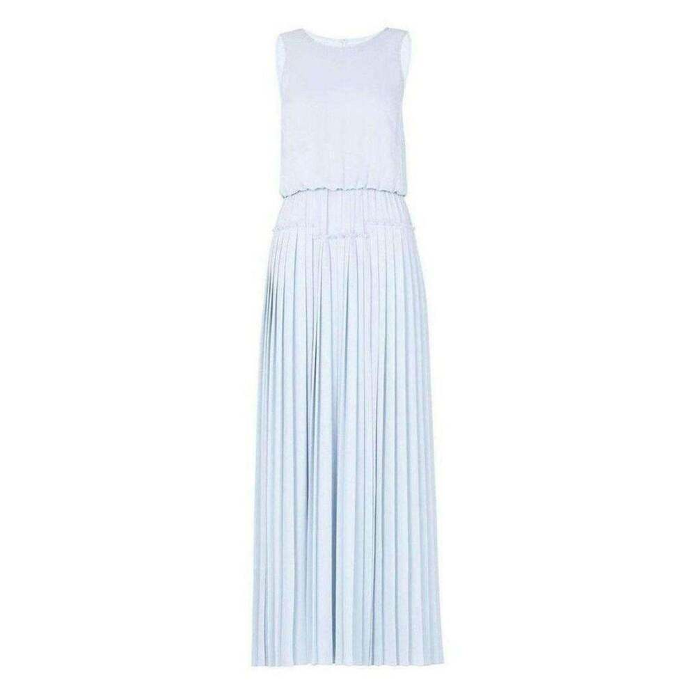 BCBGMAXAZRIA - Jenine High Split Pleated Skirt Maxi Dress - XXS